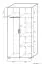 Armoire à portes battantes / penderie Ciomas 24, couleur : Chêne de Sonoma - Dimensions : 190 x 90 x 55 cm (H x L x P)