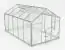 Serre - Serre Radicchio L8, parois : verre trempé 4 mm, toit : 6 mm HKP multiparois, surface au sol : 7,90 m² - Dimensions : 360 x 220 cm (lo x la)