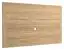 Panneau arrière Buzet 19, couleur : chêne - Dimensions : 100 x 164 x 4 cm (H x L x P)