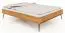 Lit simple ou d’appoint Rolleston 03 | Bois massif de hêtre cœur huilé | 140 x 200 cm | Design élégant, fabrication haut de gamme
