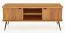 Meuble TV Rolleston 25, bois de hêtre massif huilé - Dimensions : 57 x 144 x 46 cm (H x L x P)