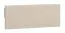 Tête de lit rembourée pour lit simple / lit d'appoint Aegir 29 / 30 / 31, Couleur : Beige, Dimensions : 47,5 x 120 x 4 cm