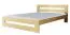 Lit junior Milo 37 en pin massif naturel | Sommier inclus | 180 x 200 cm