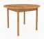 Table ronde Wellsford 52 | Chêne sauvage massif huilé | 100 cm de diamètre | Design haut de gamme