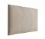 Panneaux rembourrés, lot de 10, couleur : marron clair, revêtement : velours, dimensions : 38 x 30 cm