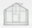 Serre - Mangold L7, verre trempé 4 mm, surface au sol : 6,40 m² - Dimensions : 290 x 220 cm (lo x la)