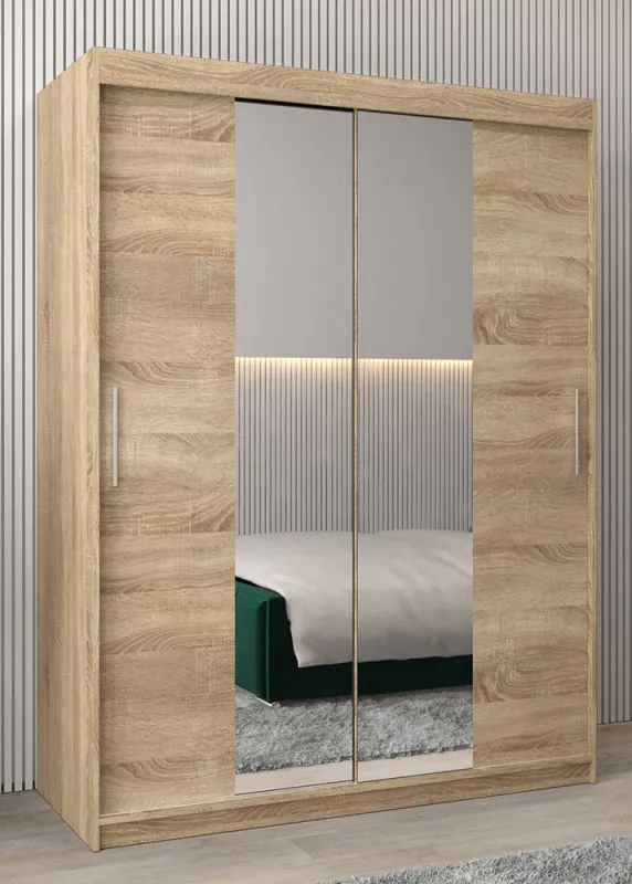 150 cm de large Armoire avec 5 casiers et 2 portes | Couleur: Chêne Sonoma  Abbildung