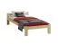 Lit une place / lit d’appoint Ansalonga 01 | Pin massif naturel | Couchage 80 x 200 cm