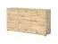 Commode 3 portes Zapopan 07 | 6 compartiments | Chêne Artisan | 88 x 150 x 40 cm | Style moderne