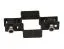 Agrafe de raccordement pour poteaux mod. U, Couleur: noir antique