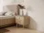 Table de nuit 2 tiroirs Bouzid 05 | Chêne barista | Pieds bois | 57 x 63 x 38 cm | Chambre