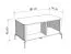 Table basse / Claire / Couleur : Cachemire / 2 portes battantes / Poignées & Pieds : Chêne artisan / 3 compartiments / Dimensions : 101 x 54,5 x 46 cm / Chants ABS / Design élégant