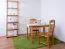 Table carrée en pin massif couleur aulne Junco 228B | 110 x 70 cm | Design moderne | Fabrication robuste
