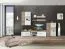 Vitrine murale Colmenar 02 | Chêne gris / Blanc brillant | 99 x 65 x 27 cm