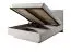Lit double ou lit d’appoint Sloughia 17 | Protection des bords ABS | Beige | 160 x 200 cm | Robuste et montage facile