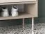 Ensemble complet de garde-robe / Couleur : Chêne crémone / cachemire / soft-close / coussin en velours inclus / commode / miroir / armoire à chaussures / garde-robe avec huit crochets