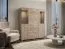 Vitrine Kikori 05 | Chêne Sonoma | 135 x 125 x 40 cm | Élégance moderne et espace de rangement