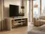 Meuble TV Kikori 12 en chêne Sonoma | 52 x 120 x 45 cm | Design moderne et espace optimisé