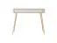 Coiffeuse élégante Sloughia 15 | Beige | Métal et bois stratifié | Façade à lamelles | 78 x 100 x 38 cm