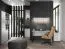 Armoire de bureau Toivala 01 | 204 x 79 x 34 cm | 2 portes verrouillables | 5 compartiments | Coloris gris clair