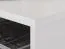 Table basse Roanoke 08 | Blanc / Blanc brillant | 90 x 60 x 42 cm | Pieds dorés élégants