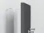 Porte-manteaux mural Fjends 07 anthracite | 3 crochets | 102 x 34 x 3 cm | Design moderne