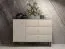 Commode Petkula 05 avec 3 tiroirs et 1 porte | Beige clair | 85 x 120 x 40 cm | Design moderne