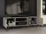 Meuble TV beige clair 160 cm | 2 portes, 4 compartiments | Finition haut de gamme | Design moderne Petkula 06