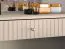 Coiffeuse Petkula 08 beige clair | 78 x 92 x 40 cm | 1 tiroir, design moderne et détails dorés