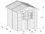 Abri de jardin avec plancher - Dimensions : 203 x 203 x 233 cm (L x l x h)
