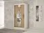 100 cm de large Armoire avec 2 portes | 5 casiers | Couleur : Chêne / Blanc Abbildung
