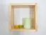 Étagère suspendue, Étagère murale, Bibliothèque - 25 cm de large, Pin Bois massif, Couleur: Naturel Abbildung