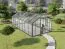 Serre - serre Rucola XL16, parois : verre trempé 4 mm, toit : 6 mm HKP multiparois, surface au sol : 16,5 m² - Dimensions : 570 x 290 cm (lo x la)
