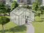 Serre Chicoree XL9, HKP 6 mm, Surface au sol : 8,40 m² - Dimensions : 290 x 290 cm (L x l)