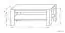 Table basse Lorengau 09, couleur : chêne Sonoma - Dimensions : 120 x 60 x 49 cm (L x P x H)