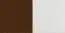 Table de nuit Lotta 10, couleur : couleur de noix / blanc, pin massif - Dimensions : 56 x 38 x 40 cm (h x l x p)