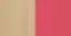 Tiroir pour lit enfant / lit de jeune Milo 30, couleur : nature / rose, bois massif - Dimensions : 15 x 86 x 78 cm (H x L x P)