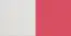 Lit d'enfant / lit de jeunesse Milo 26 avec 2 tiroirs, couleur : blanc / rose, partiellement massif, surface de couchage : 80 x 190 cm (l x L)