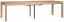 Table à manger extensible | Finition chêne | 140-340 x 90 cm | Jusqu'à 14 personnes