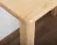Table en bois de pin massif, naturel Junco 226B (carré) - 50 x 90 cm