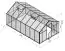 Serre - Serre Rucola XL15, parois : verre trempé 4 mm, toit : 6 mm HKP multiparois, surface au sol : 14,5 m² - Dimensions : 500 x 290 cm (lo x la)