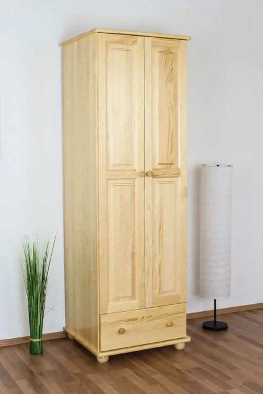 Bois massif-Armoire Pin Naturel 195x65x59 cm Abbildung