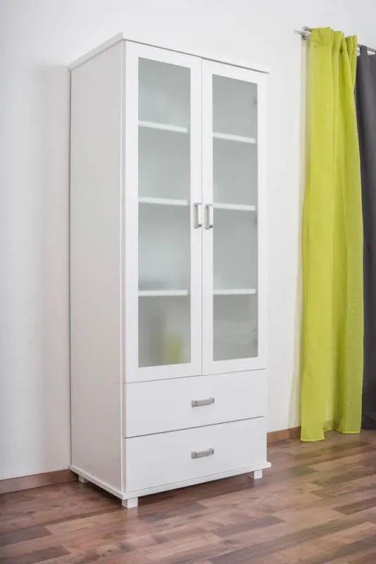 Bois massif-Armoire, Couleur: Blanc 195x80x50 cm Abbildung