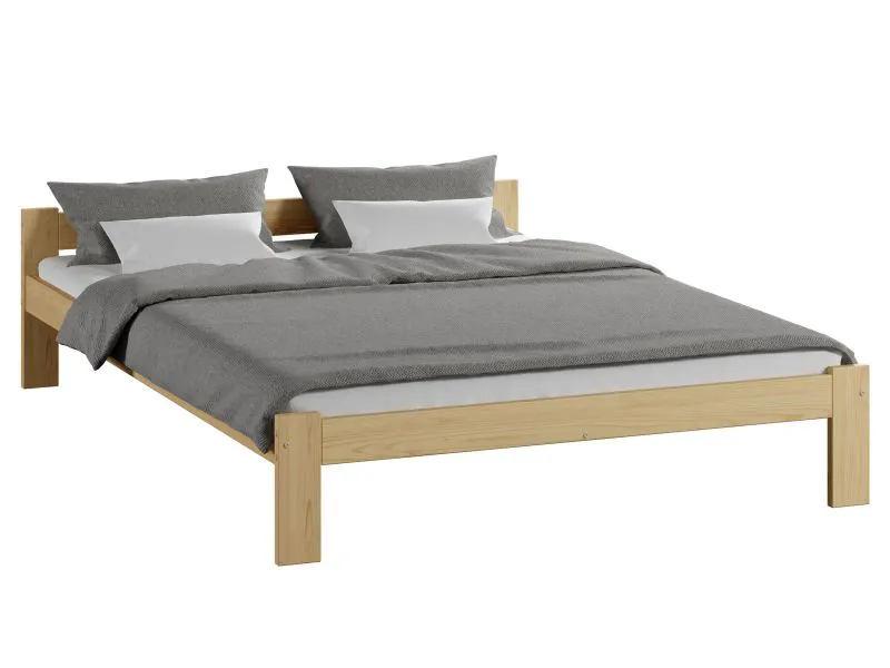 Lit junior Ansalonga 18 | Pin massif naturel | Couchage 160 x 200 cm