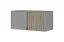 Rehausse pour armoire Leeds 23 & 24, Couleur : Gris - dimensions : 50 x 105 x 51 cm (h x l x p)