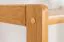 Étagère pin massif finition aulne Junco 56C | 125 x 60 x 30 cm | 3 compartiments | Design moderne