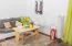 Table basse en pin massif naturel 005 | 60 x 110 x 75 cm | Design moderne | Rangement pratique