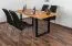 Table à manger Wooden Nature 413 | Bois massif de hêtre cœur huilé | Plateau lisse 160 x 90 cm