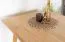 Table à manger en chêne massif naturel Aurornis 71 | 140 x 80 cm | Design moderne et robuste