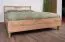 Lit double Braianik 06 en Chêne Wotan / Beige, Surface de couchage : 160 x 200 cm, Sommier à lattes inclus, 92 x 171 x 207 cm, Adapté à la chambre à coucher, Pieds de 36 mm d'épaisseur